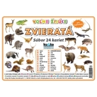 Súbor 24 kariet - zvieratá (voľne žijúce) - cena, srovnání