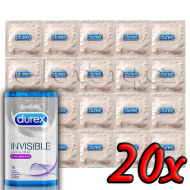 Durex Invisible Extra Lubricated 20ks - cena, srovnání