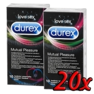 Durex Mutual Pleasure 20ks - cena, srovnání