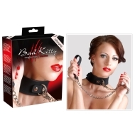 Bad Kitty Silicone Collar with Leash - cena, srovnání