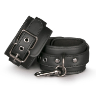 Easytoys Fetish Collection Black Leather Handcuffs - cena, srovnání