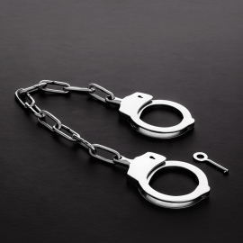 Triune Peerless Link Chain Handcuffs