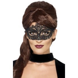 Fever Embroidered Lace Filigree Eyemask