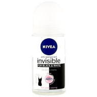 Nivea Invisible Black & White Clear 50ml - cena, srovnání