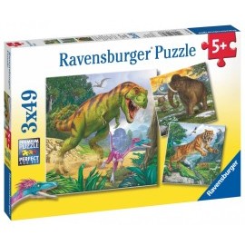 Ravensburger Dinosaury a čas - 3x49