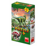 Dino Puzzle s figurkou dinosaura 60 - cena, srovnání