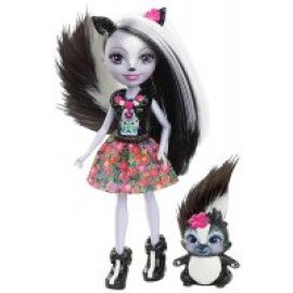 Mattel Enchantimals bábika so zvieratkom Sage Skunk