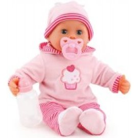 Bayer Design First Words Baby bábika svetloružová, 38cm