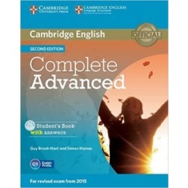 Complete Advanced SB 2nd Edition with Key + CD-ROM
