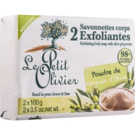 Le Petit Olivier Olive peelingové mydlo 2 x100g