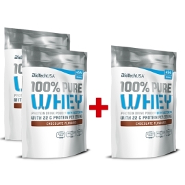 BioTechUSA 100% Pure Whey 3x454g