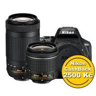 Nikon D3500 + 18-55 AF-P VR + 70-300 VR - cena, srovnání