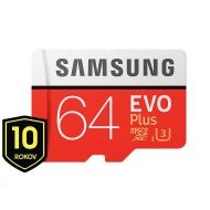 Samsung Micro SDXC Evo+ 64GB - cena, srovnání