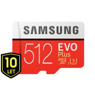 Samsung Micro SDXC Evo+ 512GB - cena, srovnání