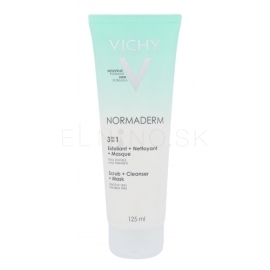 Vichy Normaderm 3in1 Scrub + Cleanser 125ml