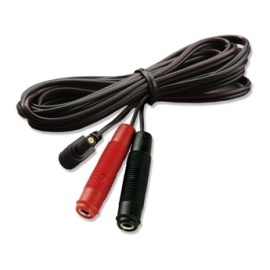 Mystim Adapter Wire Round Plug to 4mm Banana Plug Junction Female 160cm