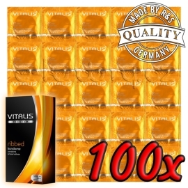 Vitalis Premium Ribbed 100ks