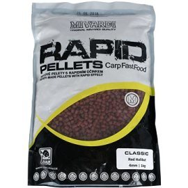 Mivardi Pelety Rapid Classic Red Halibut 4mm 1kg