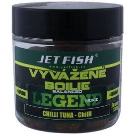 Jet Fish Vyvážené boilies Legend Chilli Tuna/Chilli 20mm 130g