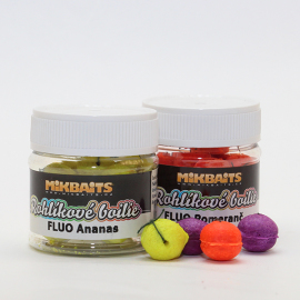 Mikbaits Rohlíkové boilies Fluo Pomaranč 50ml