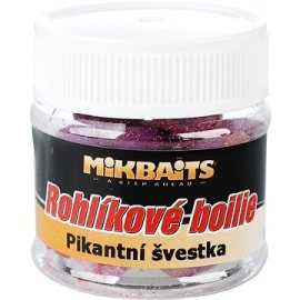 Mikbaits Rohlíkové boilies Pikantná slivka 50ml