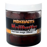 Mikbaits Halibutky v dipe Red fish 20mm 250ml - cena, srovnání