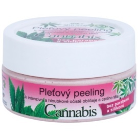 Bc Bione Cosmetics Cannabis pleťový peeling na tvár a telo 200g