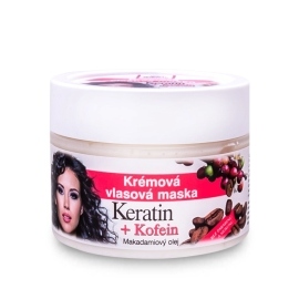 Bc Bione Cosmetics Keratin Kofein krémová maska na vlasy 260ml