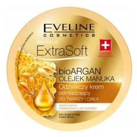 Eveline Cosmetics Extra Soft hydratačný krém na telo a tvár s arganovým olejom 175ml