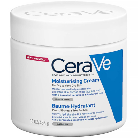 Cerave Moisturizers hydratačný krém na tvár a telo pre suchú až veľmi suchú pokožku 454g