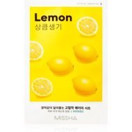 Missha Airy Fit Lemon plátenná maska pre rozjasnenie a vitalitu pleti 19g - cena, srovnání