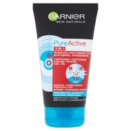 Garnier Pure Active čierna maska na tvár na čierne bodky s aktivným uhlím 3v1 150ml - cena, srovnání