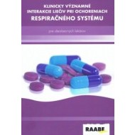 Klinicky významné interakcie liečiv pri ochoreniach respiračného systému - cena, srovnání