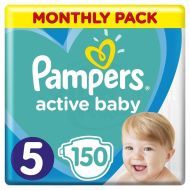 Pampers Active Baby 5 150ks - cena, srovnání