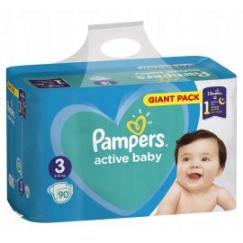Pampers Active Baby Dry 3 90ks