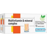 Generica Multivitamin & mineral complex 10tbl - cena, srovnání