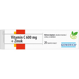 Generica Vitamin C 600mg + Zinok 20tbl