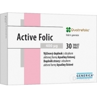 Generica Active Folic 30tbl - cena, srovnání