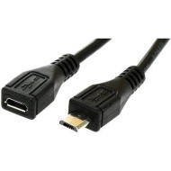 Premium Cord Micro USB 2.0 predlžovací 5m - cena, srovnání