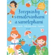 3 rozprávky s omaľovánkami a samolepkami - cena, srovnání