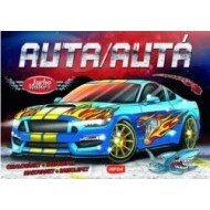 Autá Turbo Motory - maľovanky + samolepky - cena, srovnání