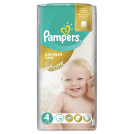 Pampers Premium Care 4 52ks - cena, srovnání