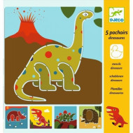 Djeco Kresliace šablóny Dinosaury - cena, srovnání