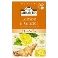 Ahmad Tea Citrón a zázvor 20x2g - cena, srovnání