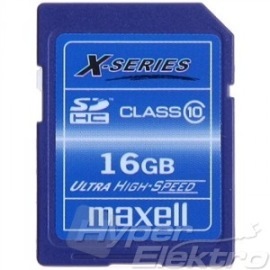 Maxell SDHC X-Series Class 10 16GB