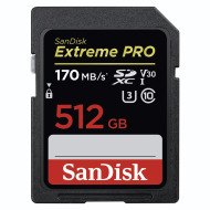 Sandisk SDXC Extreme Pro UHS-I U3 512GB - cena, srovnání