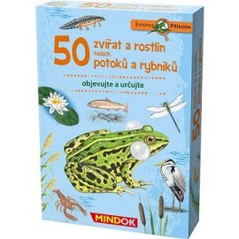 Mindok Expedice příroda: 50 zvířat a rostlin našich potoků a rybníků