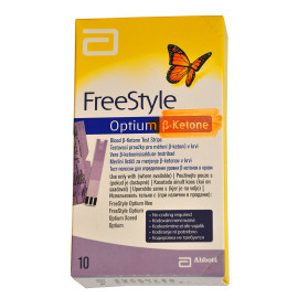 Abbott Laboratories FreeStyle Optium beta-ketone 10ks