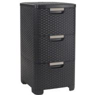 Curver Rattan Style 3x14L - cena, srovnání