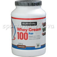 Survival Whey Cream 100 Fair Power 1000g - cena, srovnání